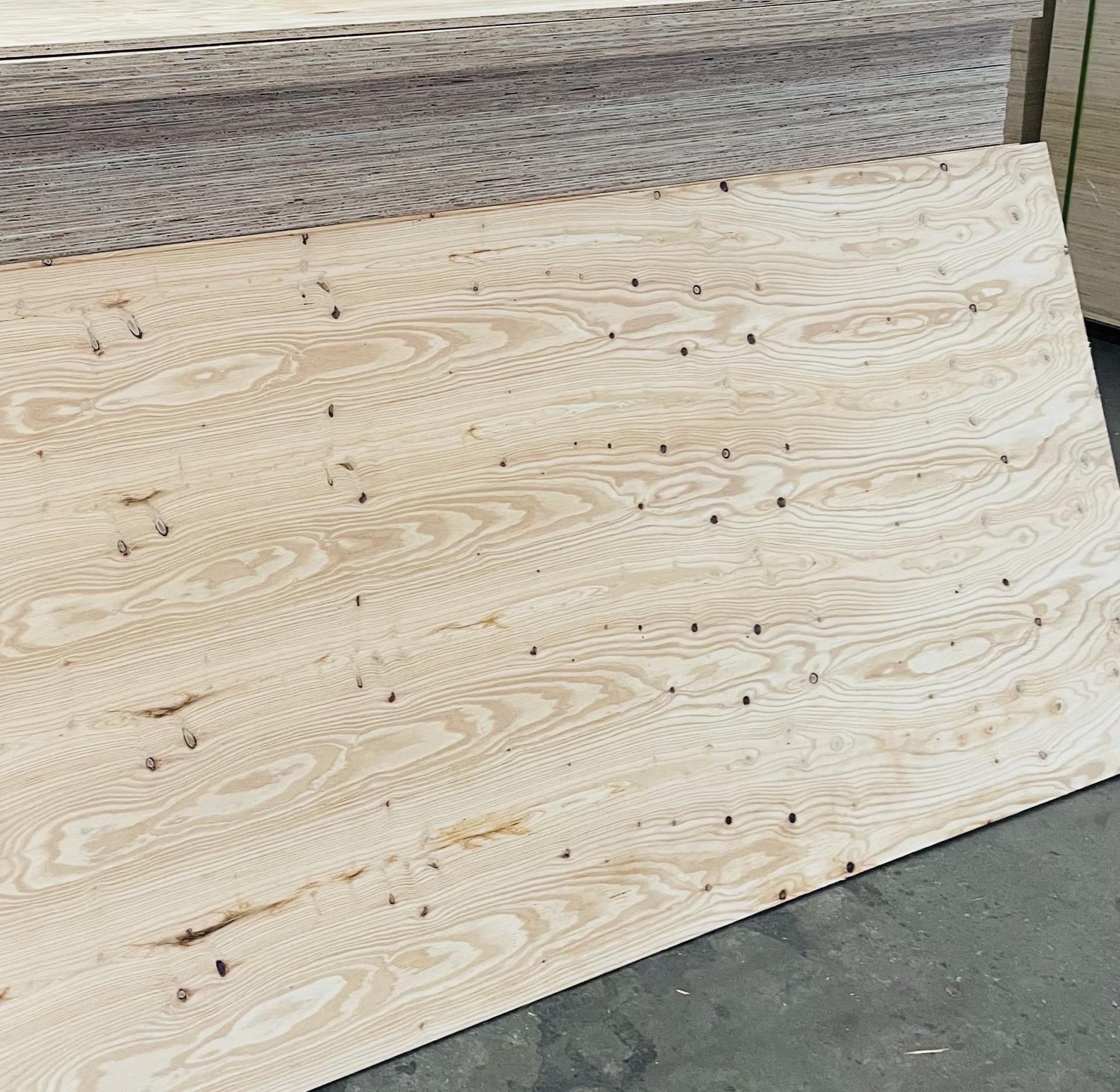 Structural Pine Plywood 9mm 12mm 15mm 18mm for Construction